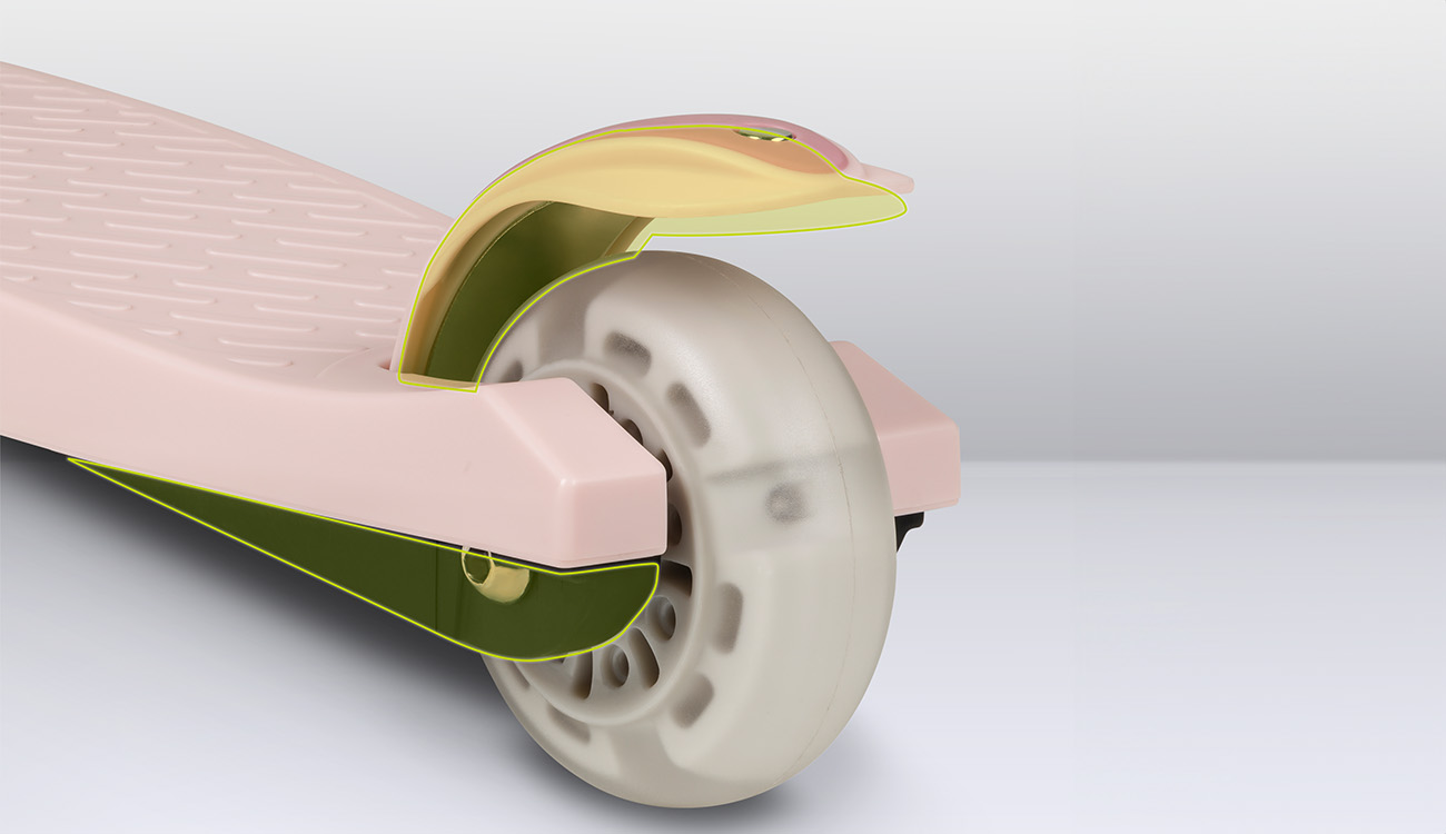 Hamulec tylny hulajnogi